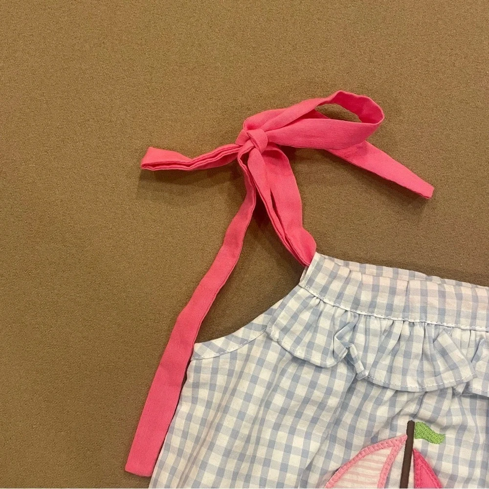 Zuccini Kids Girls Sailboat Rose Bubble Size 3 Months New With Tags